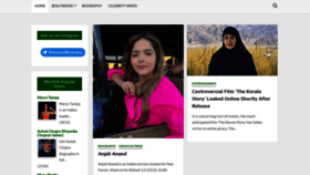 What Bollywoodbiography.in website looked like in 2023 (1 year ago)