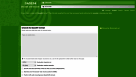 What Base64encode.org website looked like in 2023 (This year)