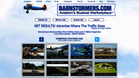 What Barnstormers.com website looked like in 2023 (This year)