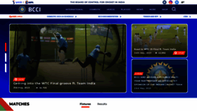 What Bcci.tv website looked like in 2023 (This year)