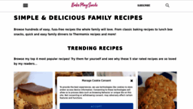 What Bakeplaysmile.com website looked like in 2023 (This year)