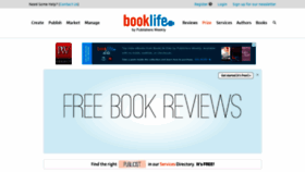 What Booklife.com website looked like in 2023 (This year)