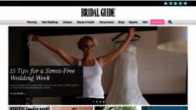 What Bridalguide.com website looked like in 2023 (This year)