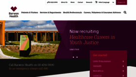 What Barwonhealth.org.au website looked like in 2023 (This year)