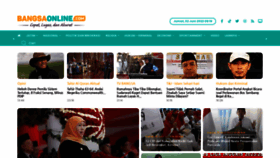 What Bangsaonline.com website looked like in 2023 (This year)