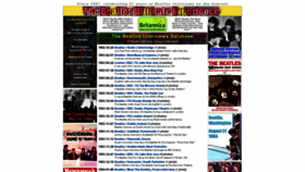 What Beatlesinterviews.org website looked like in 2023 (This year)