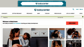 What Babycenter.com.au website looked like in 2023 (This year)