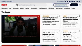 What Boomlive.in website looked like in 2023 (3 years ago)