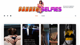 What Bannedselfies.com website looked like in 2023 (This year)