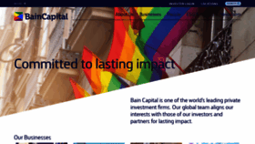 What Baincapital.com website looked like in 2023 (This year)
