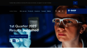 What Basf.us website looked like in 2023 (This year)