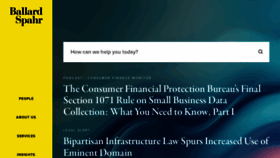 What Ballardspahr.com website looked like in 2023 (2 years ago)