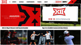 What Big12sports.com website looked like in 2023 (This year)