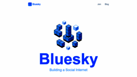 What Blueskyweb.xyz website looked like in 2023 (This year)