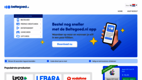 What Beltegoed.nl website looked like in 2023 (This year)