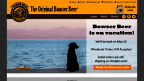 What Bowserbeer.com website looked like in 2023 (This year)