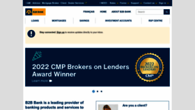 What B2bbank.com website looked like in 2023 (This year)
