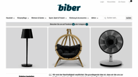 What Biber.com website looked like in 2023 (This year)