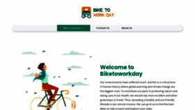 What Biketoworkday.us website looked like in 2023 (This year)