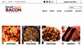 What Breadboozebacon.com website looked like in 2023 (This year)