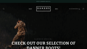 What Bakershoe.com website looked like in 2023 (This year)