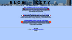 What Blog-city.info website looked like in 2023 (2 years ago)