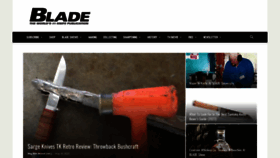 What Blademag.com website looked like in 2023 (This year)