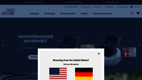 What Britax-roemer.de website looked like in 2023 (This year)