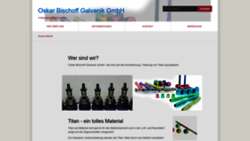 What Bischoff-galvanik.de website looked like in 2023 (This year)