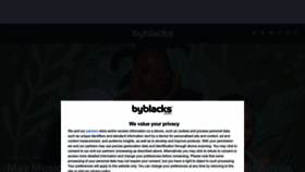 What Byblacks.com website looked like in 2023 (This year)