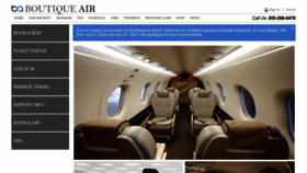 What Boutiqueair.com website looked like in 2023 (This year)