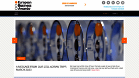 What Businessawardseurope.com website looked like in 2023 (2 years ago)