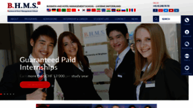 What Bhms.ch website looked like in 2023 (This year)