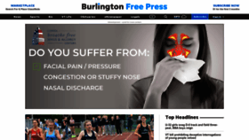 What Burlingtonfreepress.com website looked like in 2023 (This year)