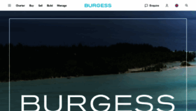 What Burgessyachts.com website looked like in 2023 (This year)
