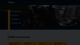 What Bfbs.com website looked like in 2023 (This year)