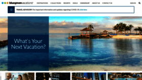 What Bluegreenvacations.com website looked like in 2023 (This year)