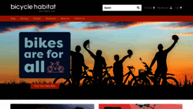What Bicyclehabitat.com website looked like in 2023 (This year)