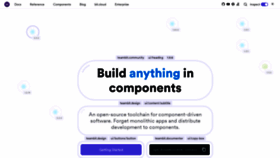 What Bit.dev website looked like in 2023 (3 years ago)