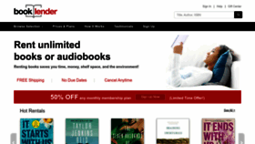 What Booksfree.com website looked like in 2023 (This year)