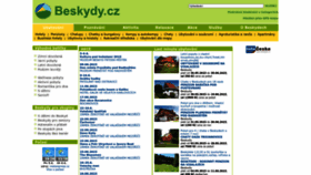 What Beskydy.cz website looked like in 2023 (This year)