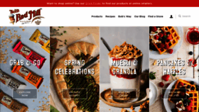 What Bobsredmill.com website looked like in 2023 (2 years ago)