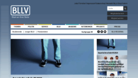 What Bllv.de website looked like in 2023 (2 years ago)