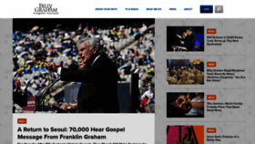 What Billygraham.org website looked like in 2023 (This year)