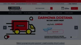 What Bezokularow.pl website looked like in 2023 (This year)