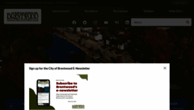 What Brentwoodmo.org website looked like in 2023 (This year)