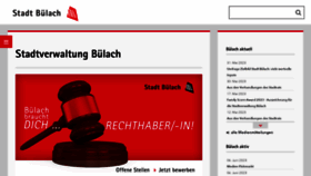 What Buelach.ch website looked like in 2023 (This year)