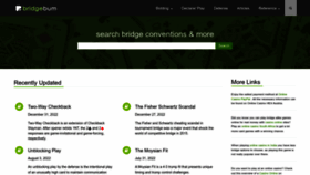 What Bridgebum.com website looked like in 2023 (This year)
