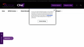 What Botoxone.com website looked like in 2023 (This year)