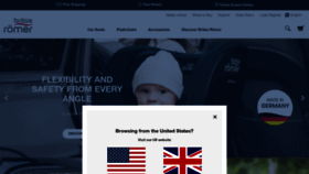 What Britax-romer.co.uk website looked like in 2023 (This year)